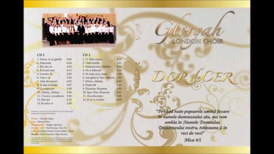 Gloryah London Choir - Dor de cer - CD 1