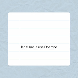 Sara Lupchian - Iar Iti Bat La Usa Doamne (2025)