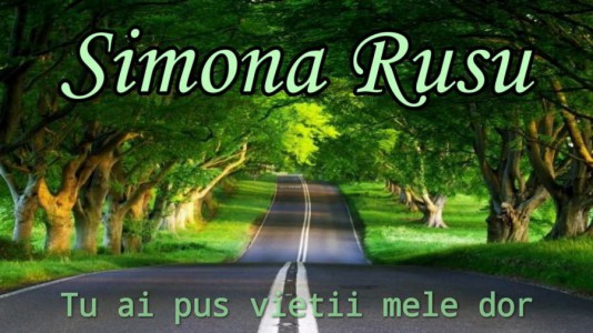 Simona Rusu - Tu ai pus vietii mele dor
